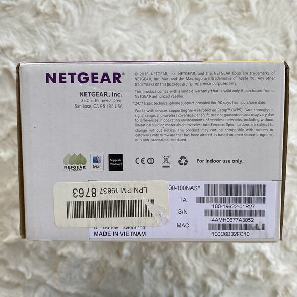 Netgear WiFi Range Extender AC750 Model EX3700 Dual Band Open Box - Picture 6 of 6